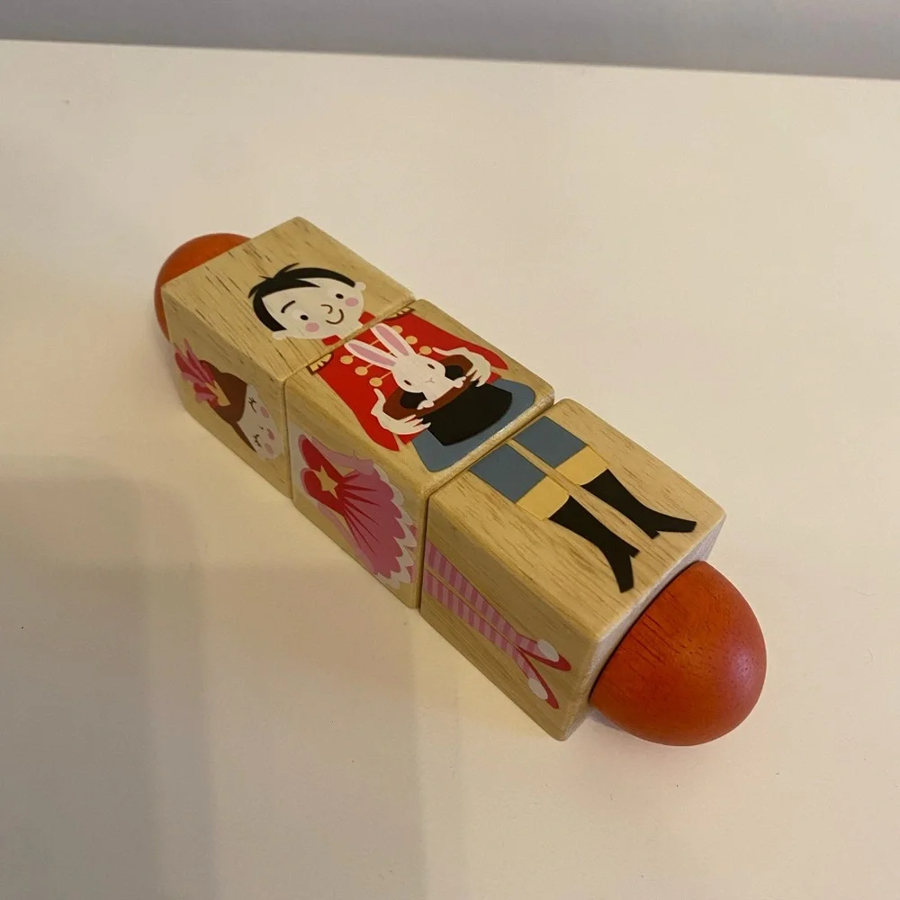 New Tender Leaf Circus Twister Wooden Puzzle - Picture 2 of 4